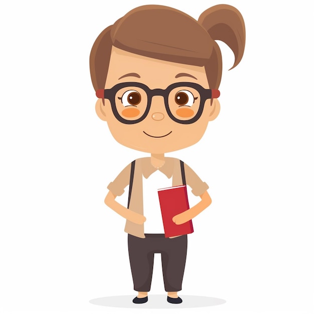 school teacher education knowledge illustration happy concept design vector classroom book