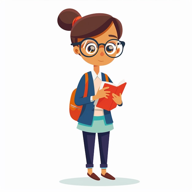 school teacher education knowledge illustration happy concept design vector classroom book