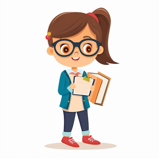 school teacher education knowledge illustration happy concept design vector classroom book