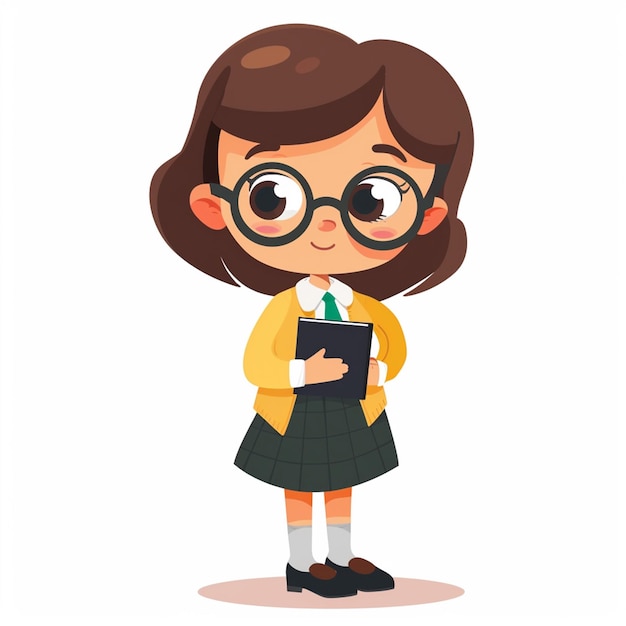 school teacher education knowledge illustration happy concept design vector classroom book