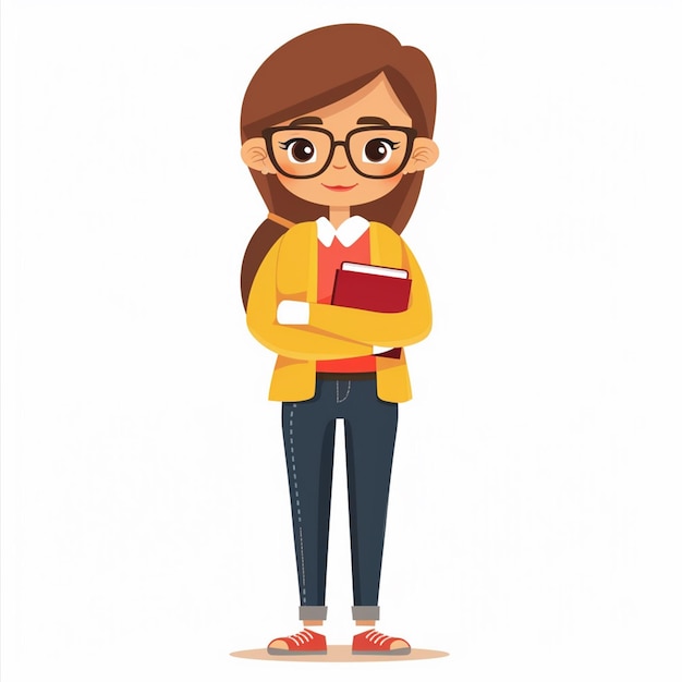 school teacher education knowledge illustration happy concept design vector classroom book