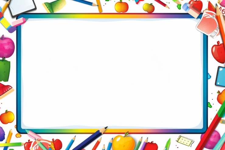 Foto school thema grenslijn achtergrond