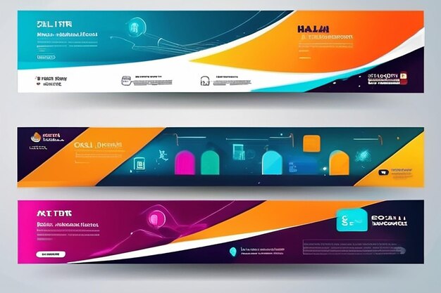 school toelating abstract banner achtergrond sociale media cover design
