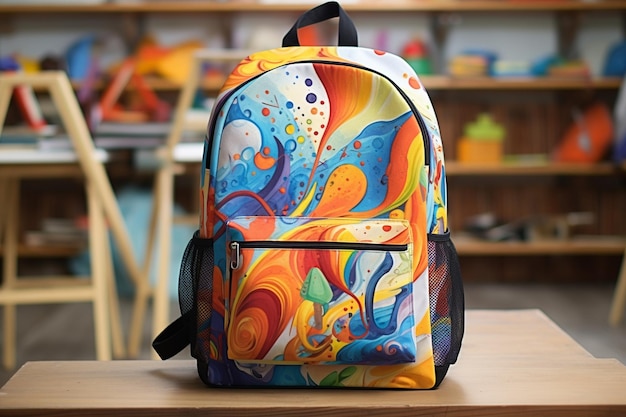 schoolbag schilderen rugzak voor kinderen kind terug naar school