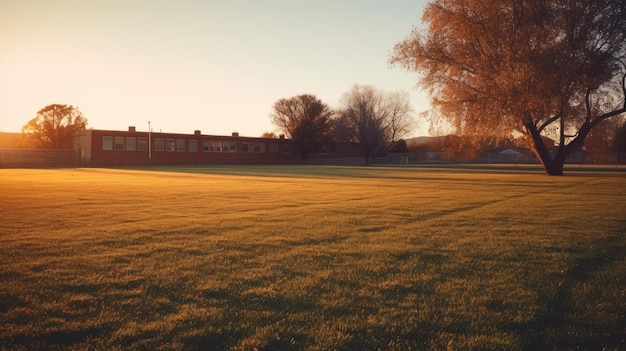 schoolveld foto