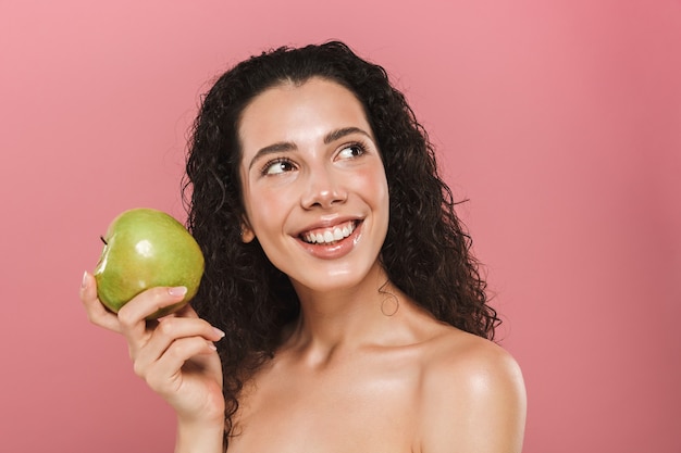 Schoonheid portret van een mooie jonge topless vrouw