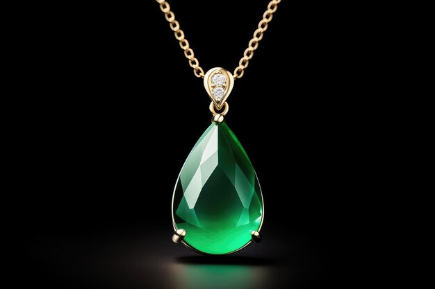 Schoonheid van Jade Teardrop Ketting