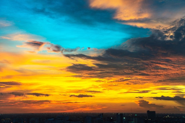 Schoonheid zonsondergang