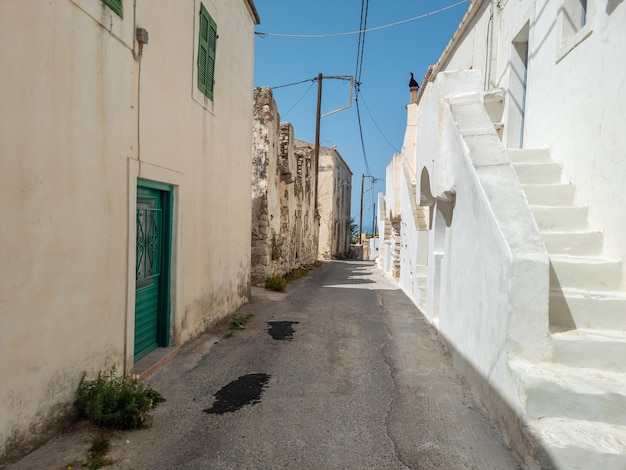 Schoonheids smal steegje in Kythira