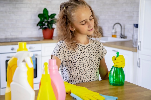 schoonmaakster voor kleine meisjes