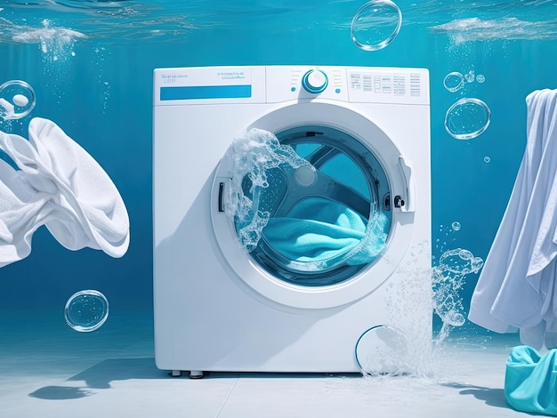 schoonmaken van kleding wasmachine of wasmiddel vloeistof generatieve ai