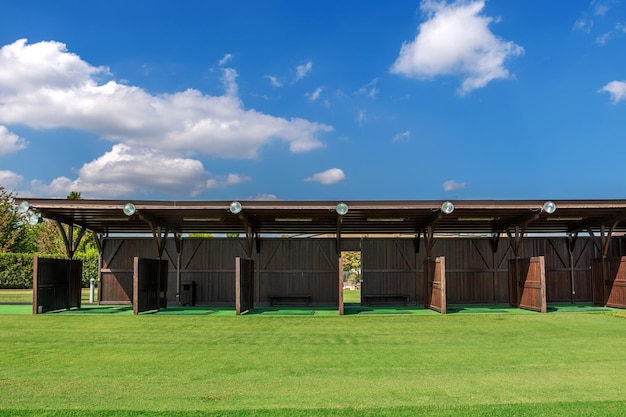 Schuur op driving range