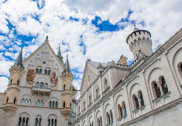 Schwangau, Duitsland - 5/12/2018: Kasteel Neuschwanstein