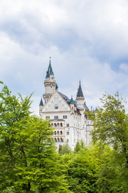 Foto schwangau, germania - 05/12/2018: castello di neuschwanstein