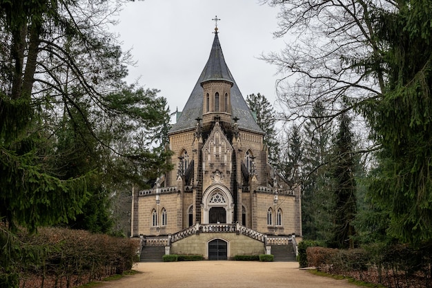 Schwarzenberg-tombe in de buurt van de stad Trebon, Tsjechië