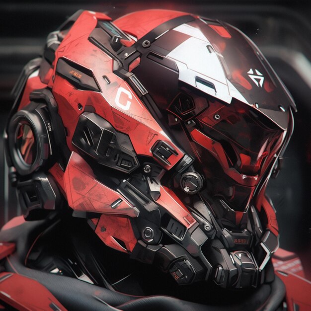 Photo sci fi helmet