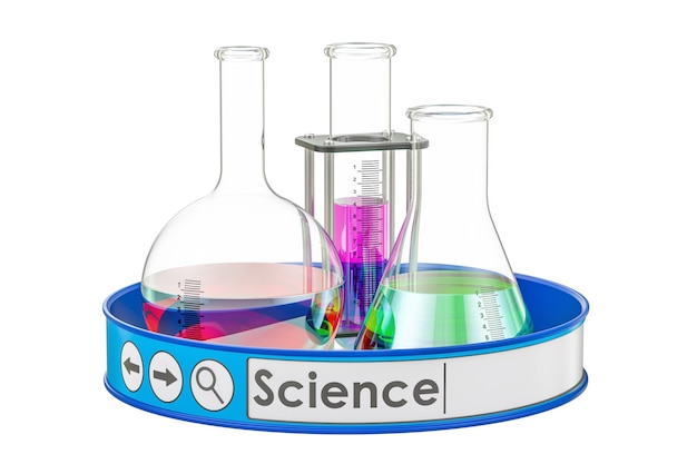 Science concept 3D rendering