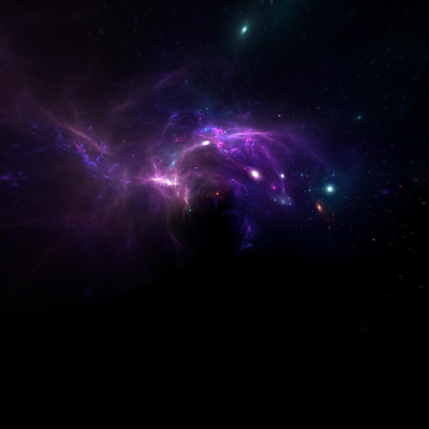 science fiction wallpaper. Beauty of deep space. Colorful graphics for background, like water waves,