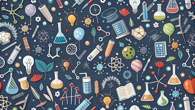 science illustration pattern