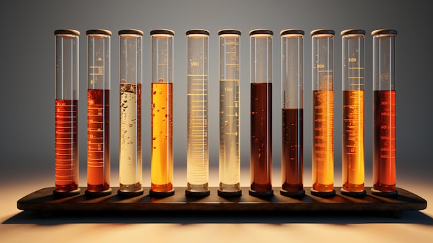 Science laboratory test tubes