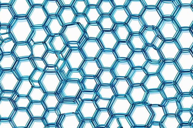 Science Molecule Hex Background Pattern stock illustration