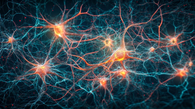Photo the science of synapses neuronal communication interconnected neurons generative ai