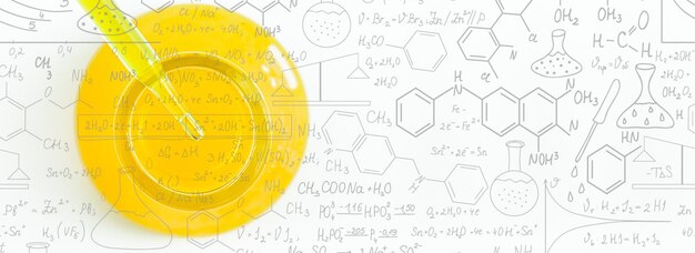 과학 테스트 튜브실험실 연구 실험실 유리로 플라스크를 들고 있는 과학자의 손