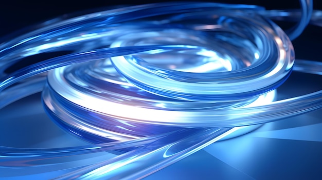 scientific 3d lighting fluid flow background