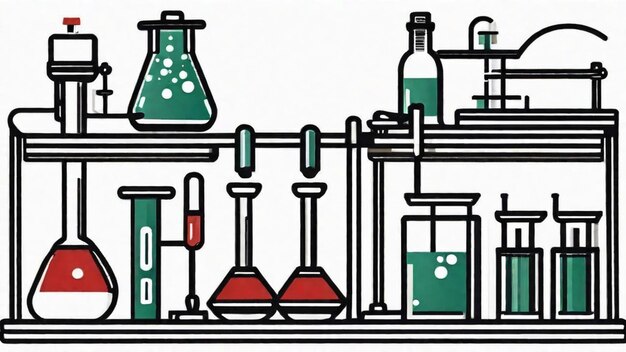 Foto prove scientifiche di laboratorio