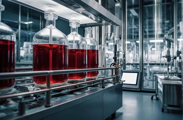 사진 scientist in a sterile laboratory environment