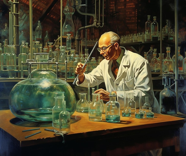 A scientist in a laboratory