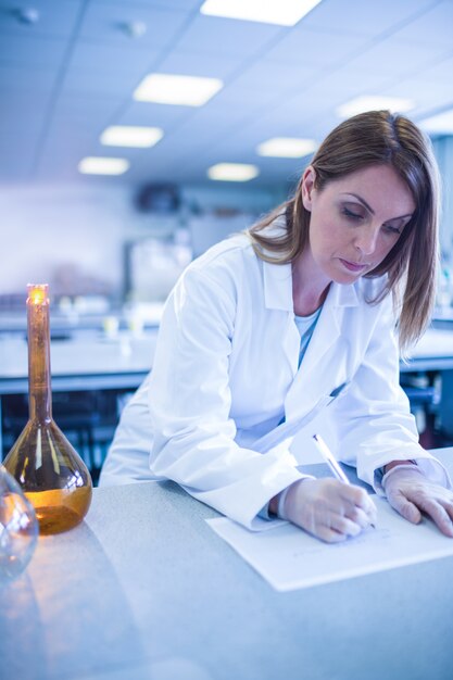 Scientist working in the laboratory