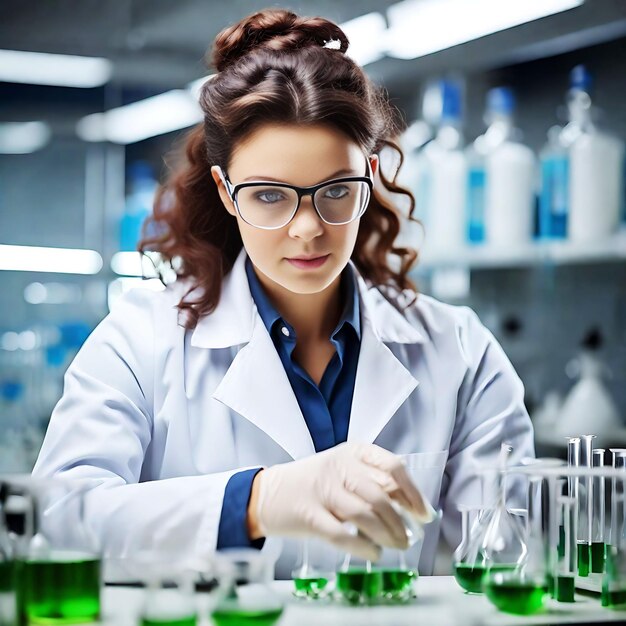 Scientist working in the laboratory