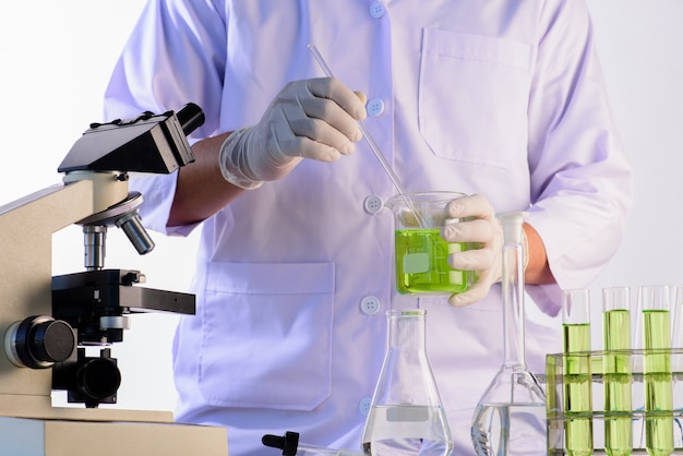 Scientists and scientific equipment In the laboratory,Laboratory research concept