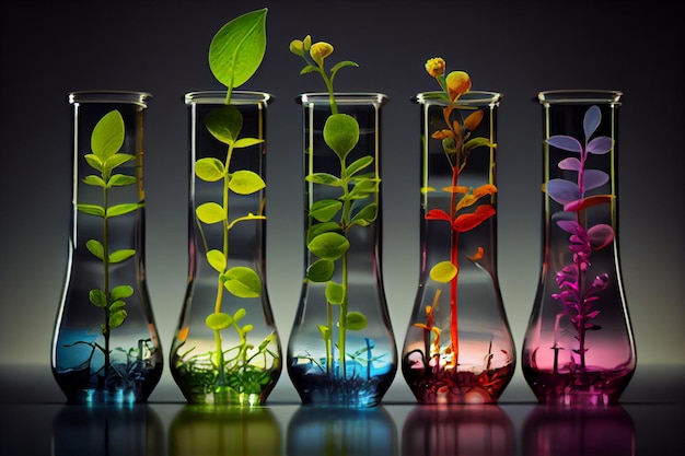 Scientists use test tube to study plants