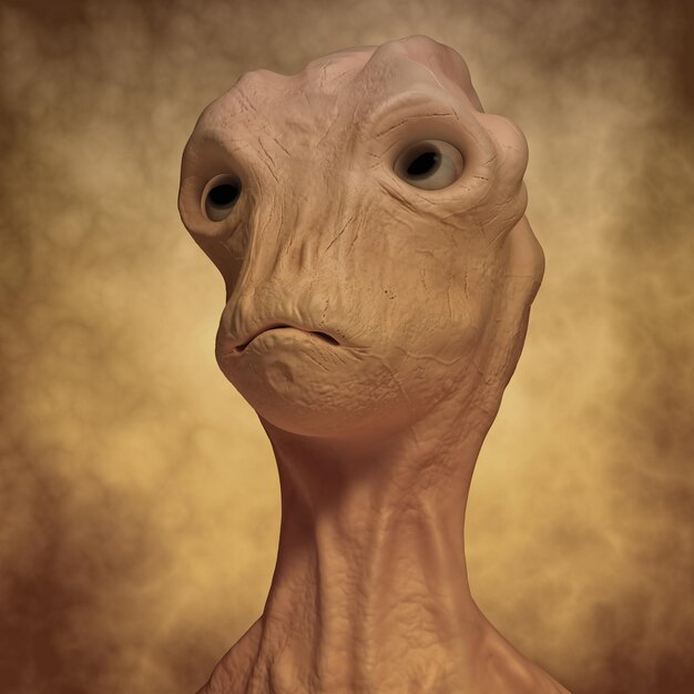 SCIFI alien portrait