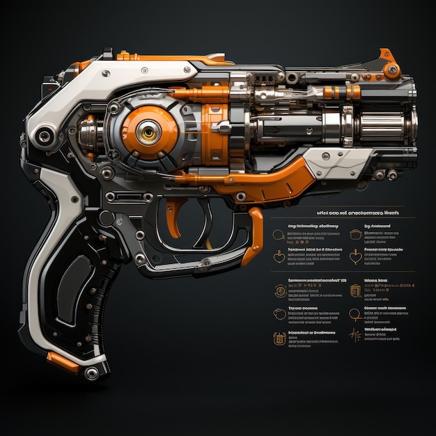 Photo scifi handgun