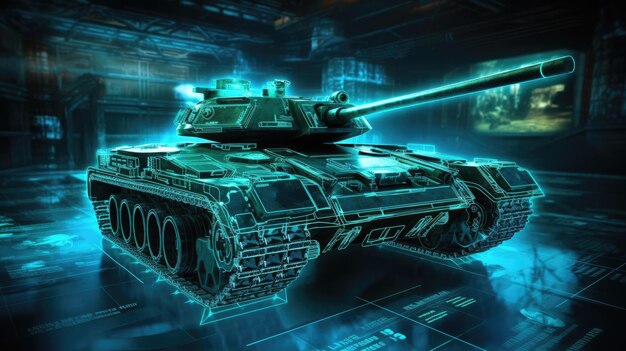 Scifi militaire tank