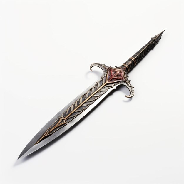 Scimitar with white background high quality ultra h