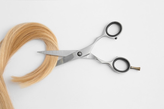 Scissors and hair