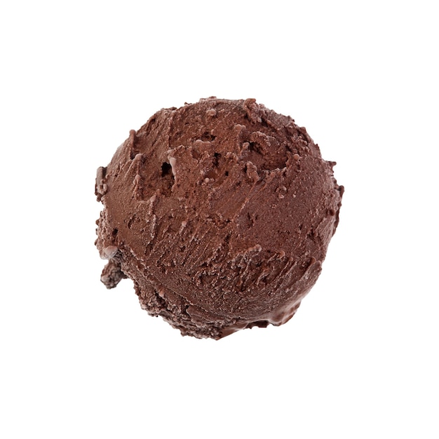 Scoop of chocolate icecream