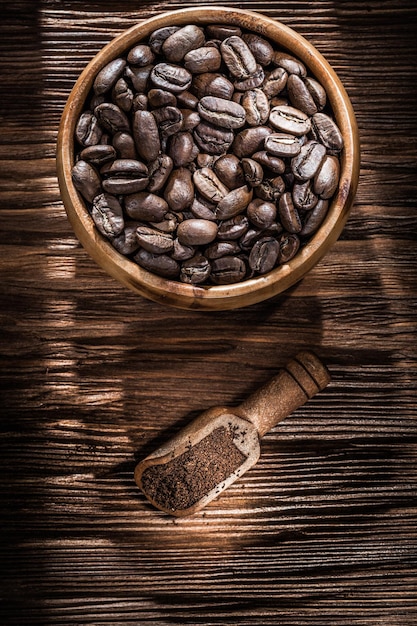 Photo scoop coffee beans