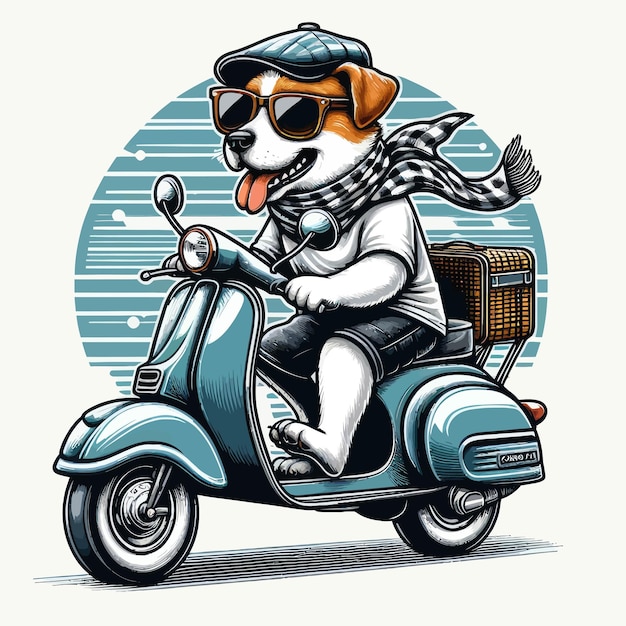 Scooter dog