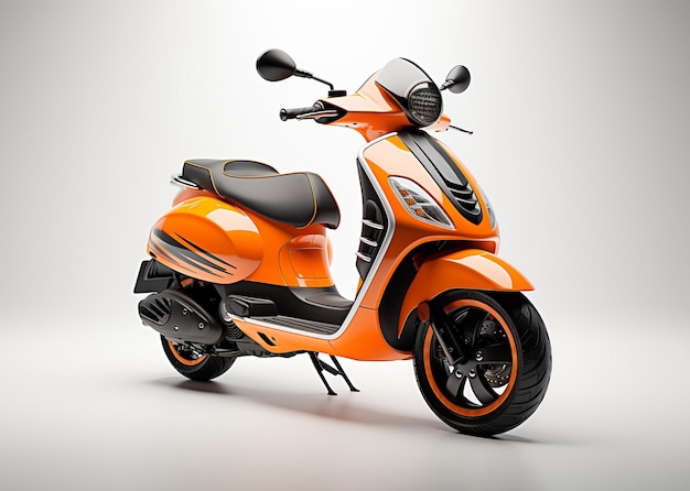 Scooter motorfiets studio stijl foto