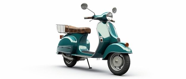 a scooter with a sidecar that says  vespa