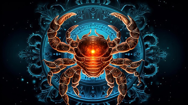 Scorpio magical zodiac sign astrology Generative ai
