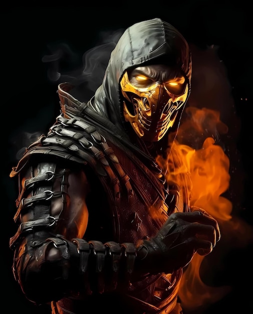 Foto scorpione di mortal kombat