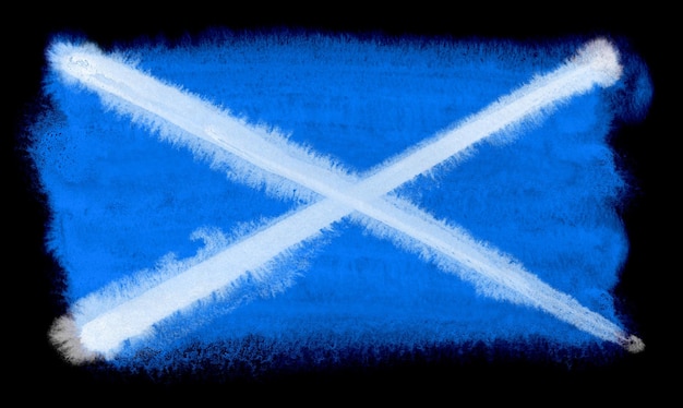 Scotland flag illustration