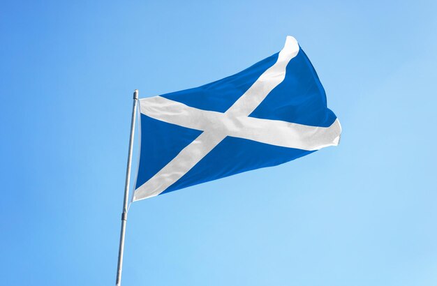 Scotland Flag In The Sky