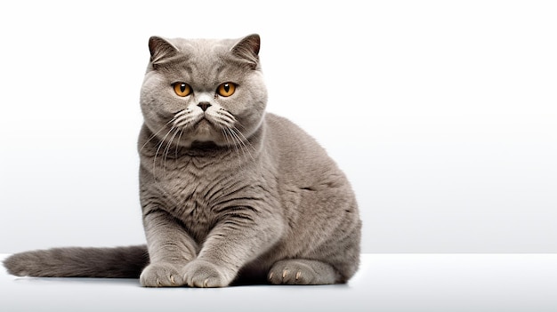 Scottish Fold Full Body Foto-illustratie